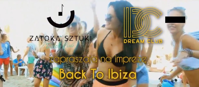 Rok 2014, Zatoka Sztuki i Dream Club promują jedną imprezę