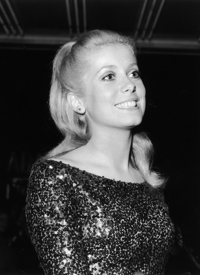 Catherine Deneuve na premierze "Wstrętu" (1965)