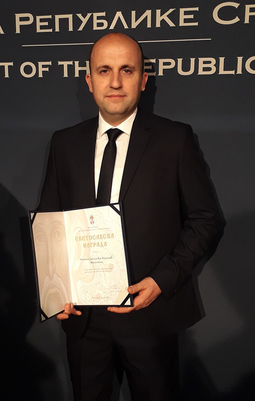 "Vuk Karadžić" jedina je osnovna škola u Srbiji koja je ovogodišnji dobitnik Svetosavske nagrade Ministarstva prosvete