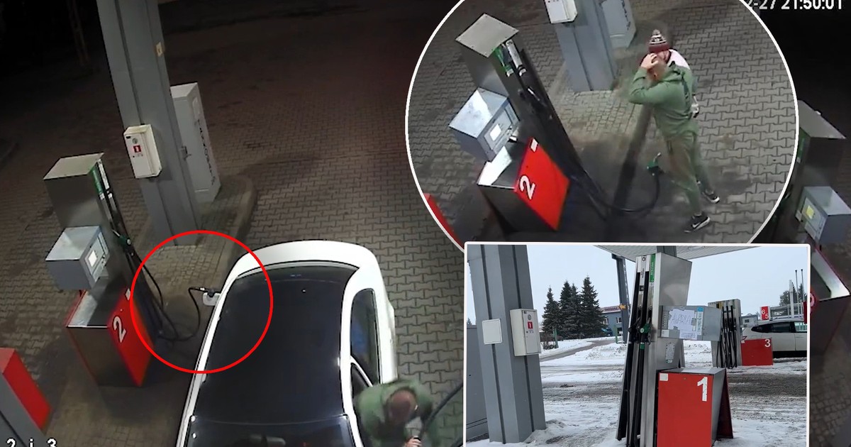 Chwila nieuwagi i 40 tys. zł w plecy. Aż złapał się za głowę. Jego "wyczyn" nagrały kamery