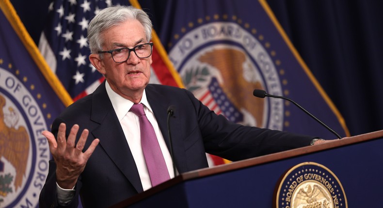 Federal Reserve Board Chairman Jerome Powell.Kevin Dietsch/Getty Images