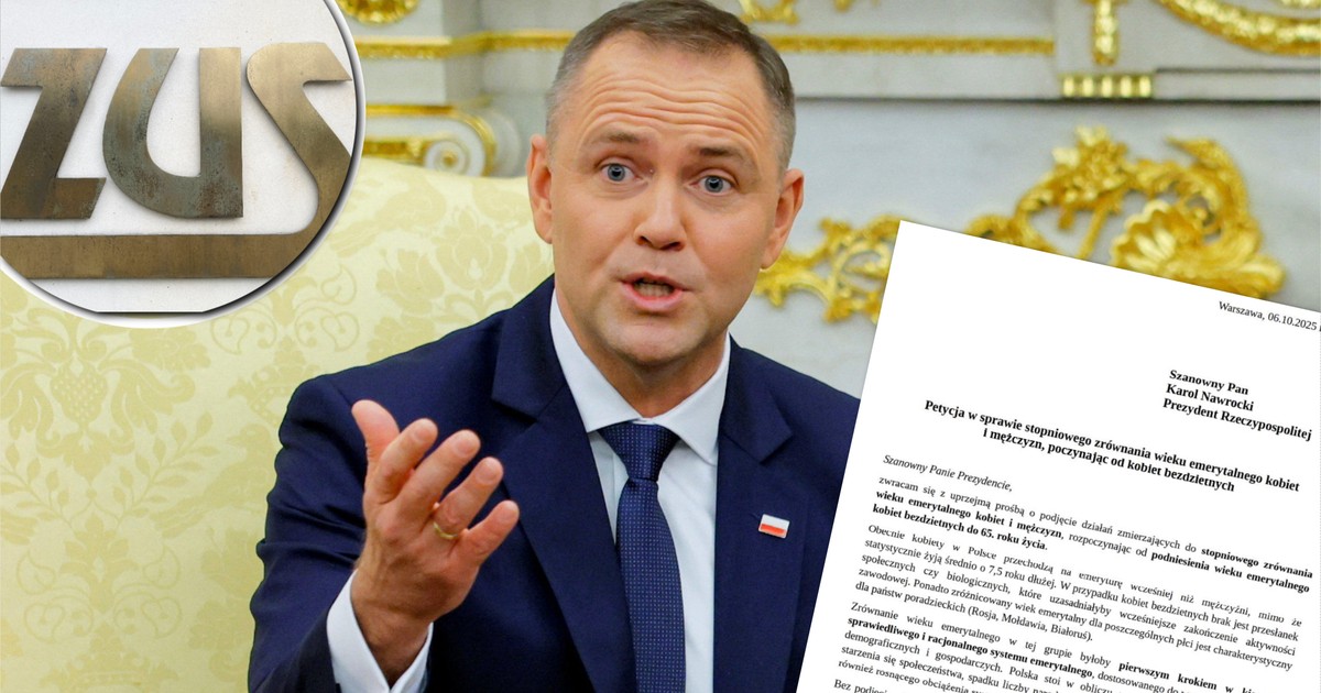 Chcą zmian w wieku emerytalnym. Pismo już na biurku u prezydenta Nawrockiego