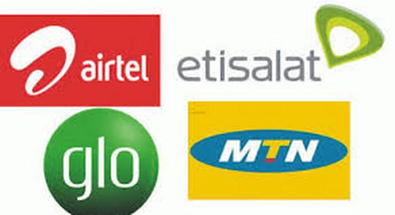 Airtel, Etisalat, Glo and MTN and the four major mobile network operators in Nigeria.
