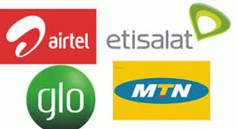 Airtel, Etisalat, Glo and MTN and the four major mobile network operators in Nigeria.