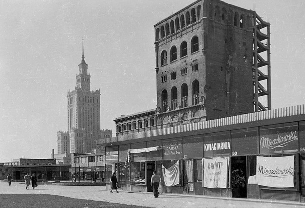 Warszawa 1959, ul. Zielna. PAST-a 