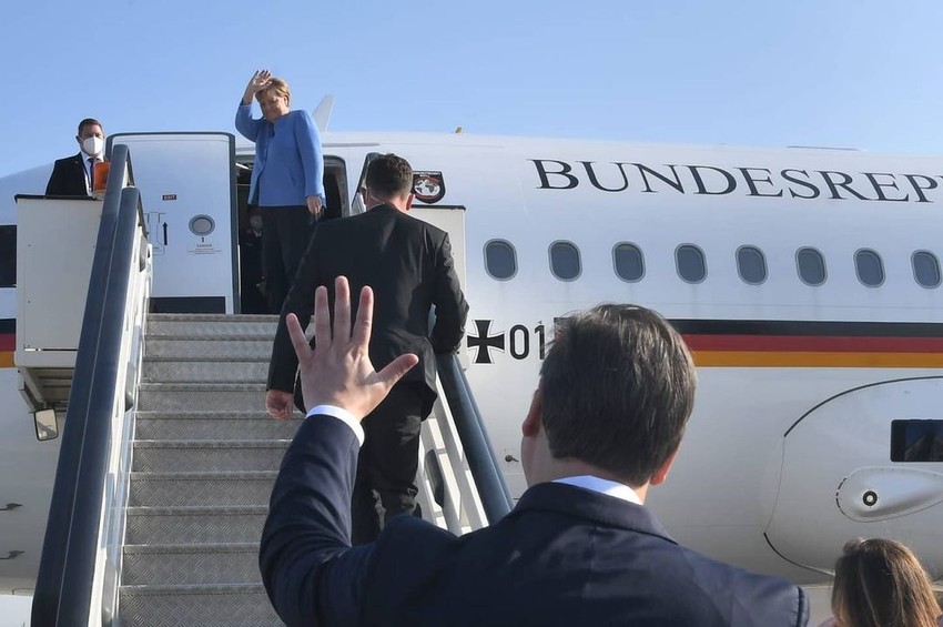 Merkelova je iz eograda odletela u Tiranu