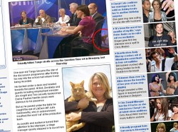 Zaginiony kot gościem programu politycznego