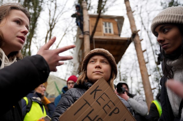 Greta Thunberg w Luetzerath