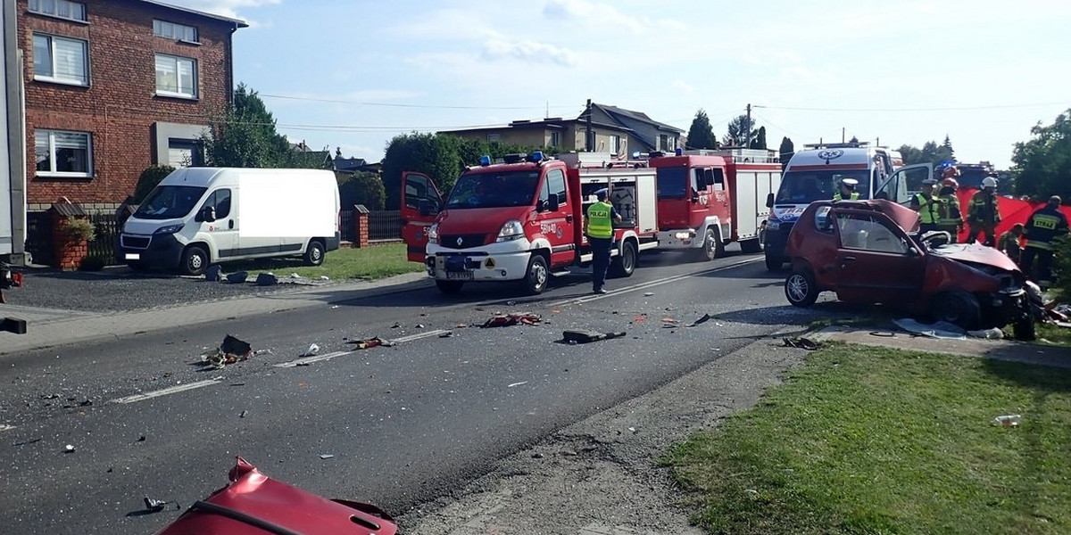 Tragiczny wypadek w Świerklanach. 