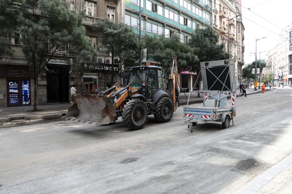 Rekonstrukcija centra Beograd - Terazije