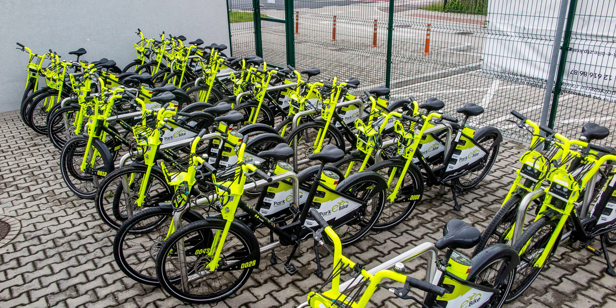 Do miasta przybyło aż sto nowych rowerów elektrycznych.  