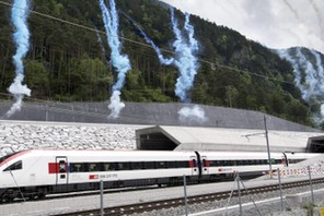 Gotthard rail tunnel opening