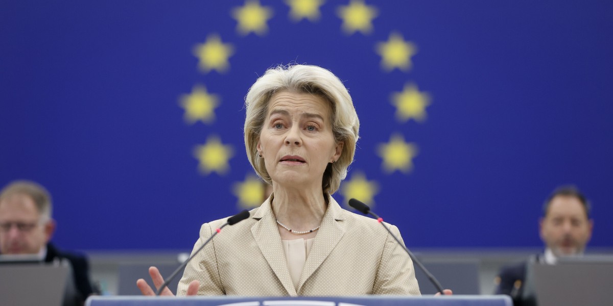 Przewodnicząca Komisji Europejskiej Ursula von der Leyen.