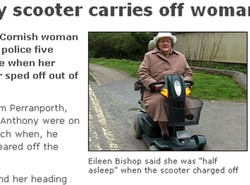 Maszyna porwała niewinną staruszkę