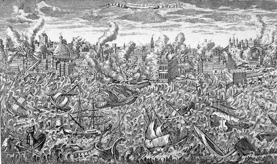 Tsunami w Lizbonie, 1755 rok