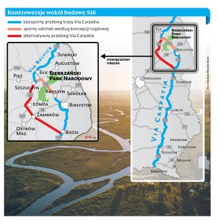 Weto dla trasy Via Carpatia przez Biebrzański Park Narodowy