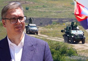 Aleksandar Vučić Pasuljanske livade zastava  