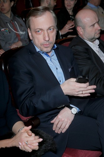 Minister Bogdan Zdrojewski na premierze 'Kamieni na szaniec'