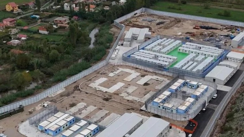 Kamp za prihvat izbeglica i migranata Gjader u Albaniji | Foto: Reuters