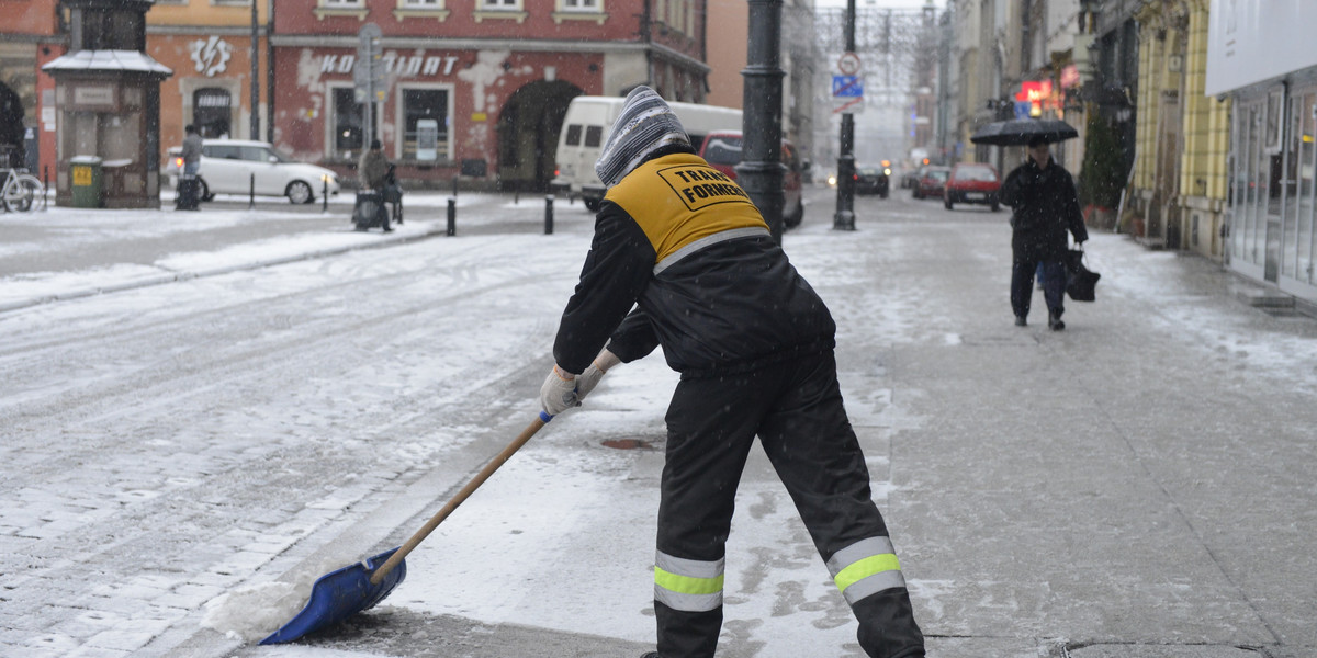 Śnieg we Wrocławiu