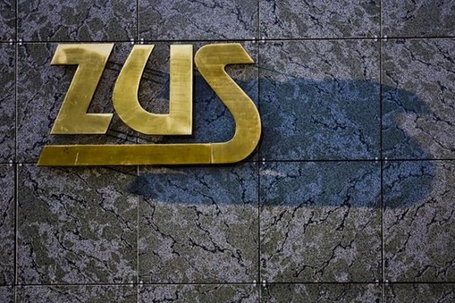 zus logo złote