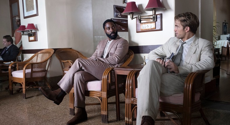 (L-R) John David Washington and Robert Pattinson in Tenet.Melinda Sue Gordon/Warner Bros.