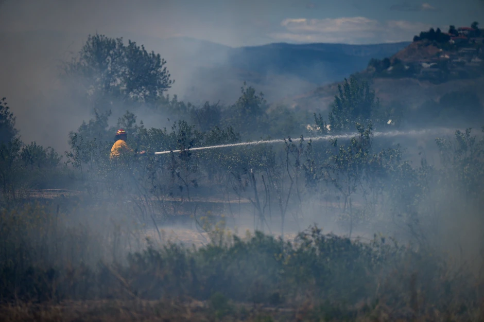 Šumski požari u Kanadi - Kamlups, Britanska Kolumbija