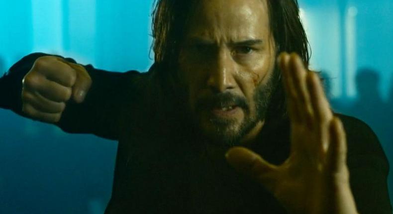 Keanu Reeves as Neo in 'The Matrix: Resurrections' [Cosmic Books]