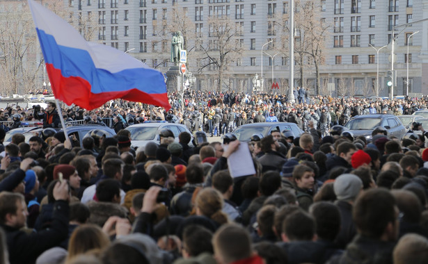 Rzecznik Kremla: Nieletnim uczestnikom protestów obiecywano nagrody pieniężne