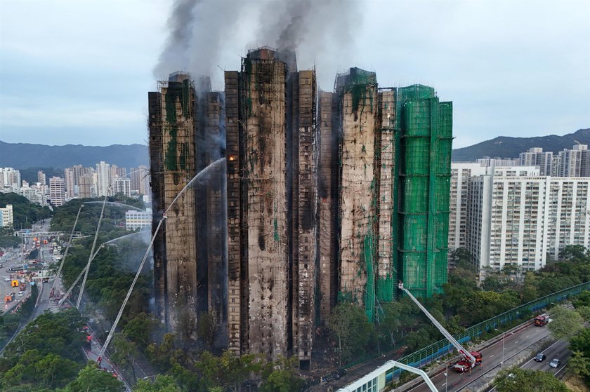 Po ar Wie owc w Hongkongu Nowe Informacje Ro nie Bilans Ofiar
