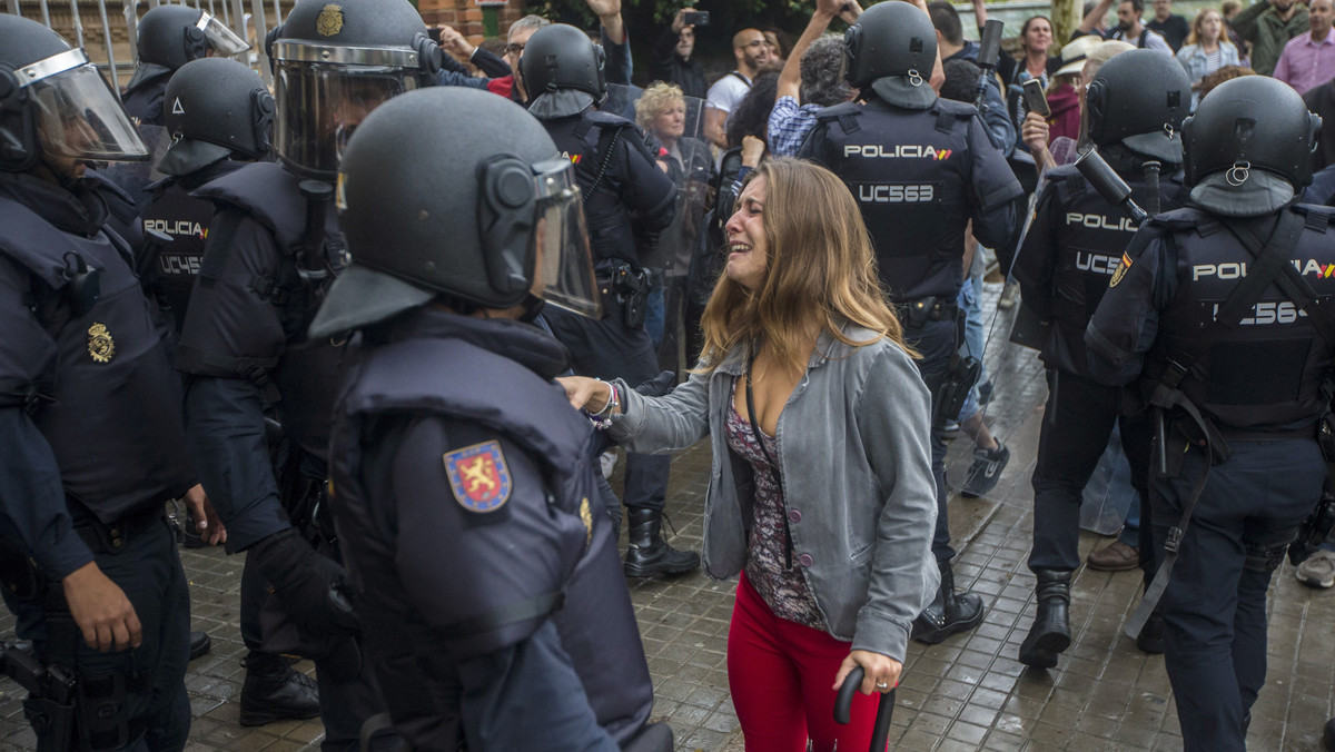 SPAIN CATALONIA REFERENDUM (Catalonia referendum in Barcelona)