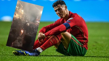 Kibice Serbii świętowali awans na mundial. Zażartowali z Ronaldo [WIDEO]