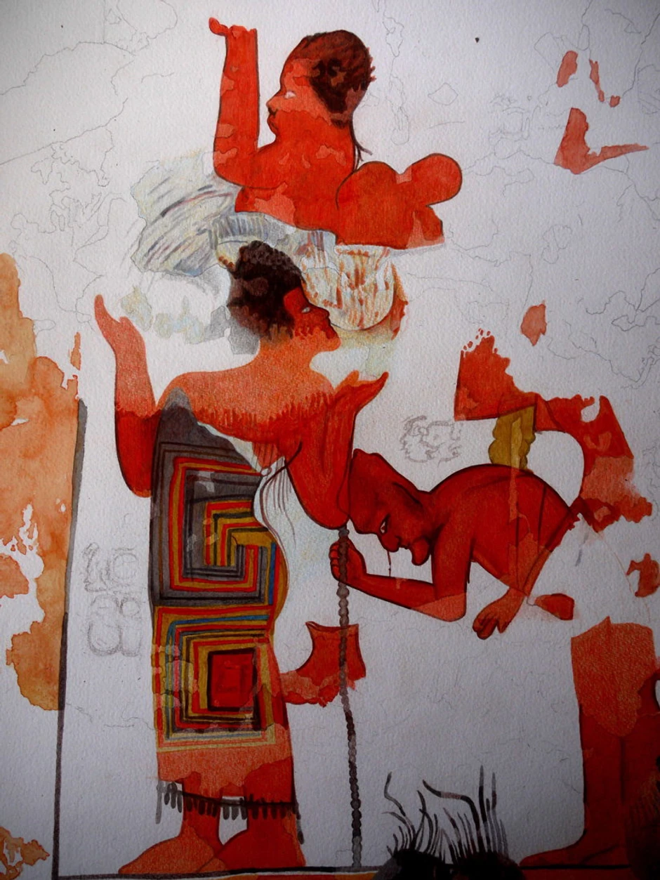 Prvi majanski stenopis koji nije oslikan "na suvo"