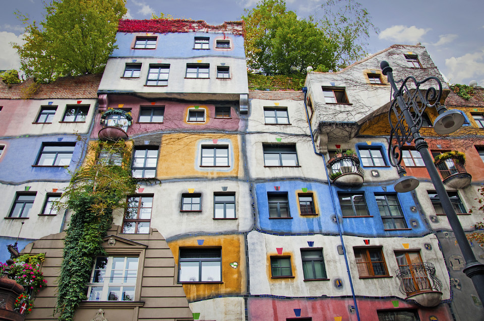 Hundertwasserhaus w Wiedniu, Austria