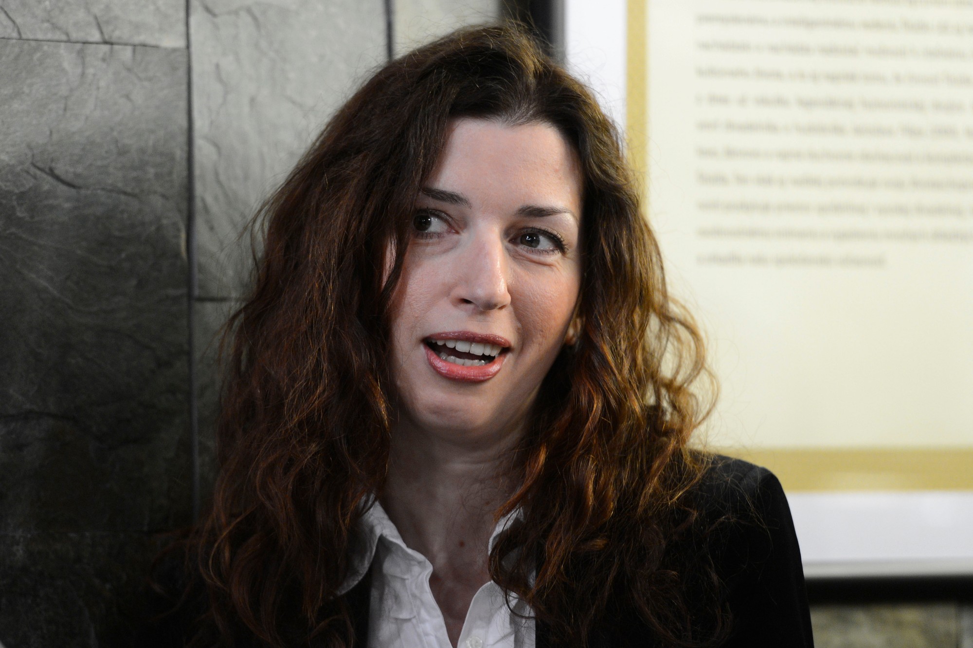 Filmová scenáristka, režisérka a spisovateľka Eva Borušovičová.