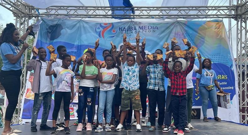Kamba Media Foundation and ShoBiz TV host Easter kids' party
