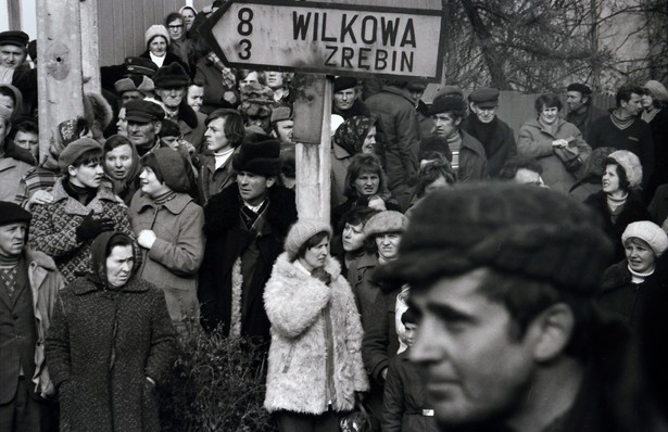 Wizja lokalna na miejscu zbrodni, listopad 1978 r.