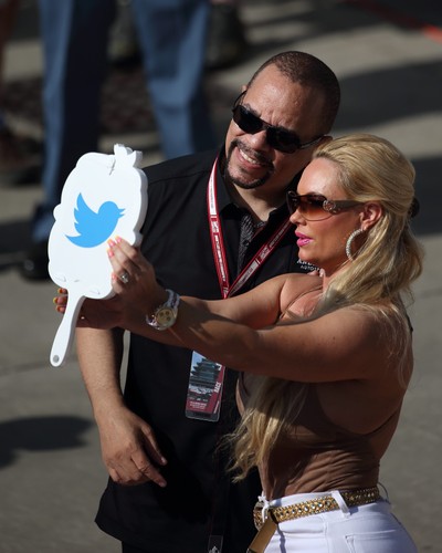 Coco Austin i Lady Gaga 'lansowały' się na torze w Indianapolis