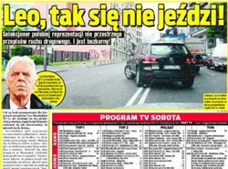 Leo Beenhakker to pirat drogowy!