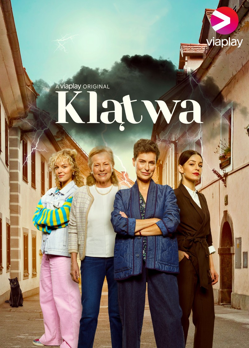 Plakat komedii "Klątwa"