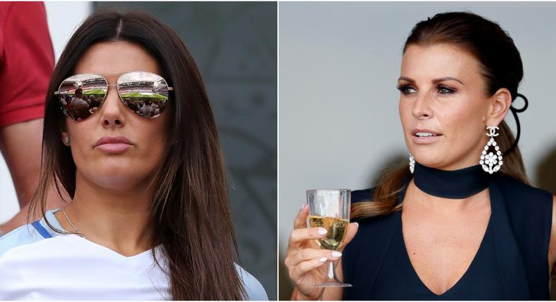 Rebekah Vardy and Colleen Rooney