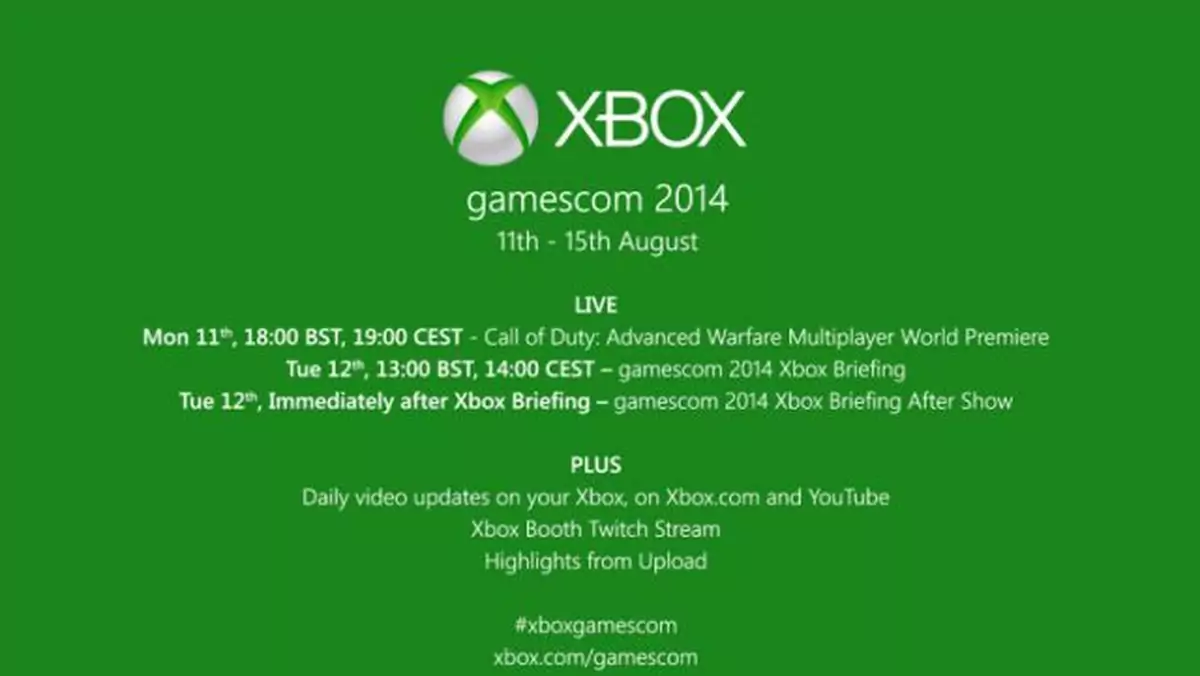 Microsoft też będzie miał konferencję podczas tegorocznego Gamescomu!