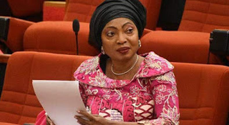 Senator Rose Oko moved the motion for the death penalty during plenary on Tuesday, July 9, 2019 [Voice of Yala]