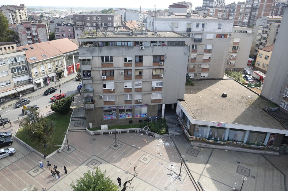 Zgrada u kojoj se eksplozija dogodila 