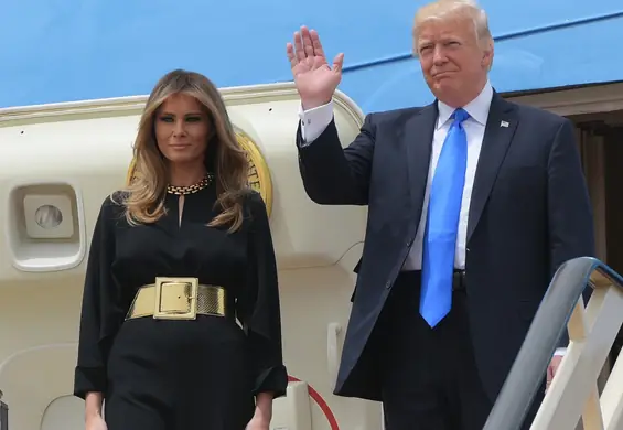 Donald Trump chciał iść z Melanią za rękę. Jej reakcja przykuła uwagę wszystkich