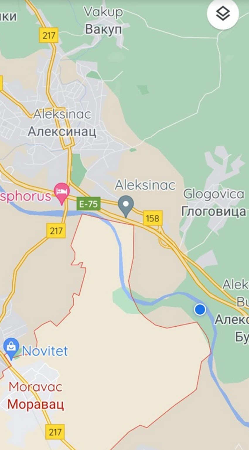 Mesto na kojem su pronađena tela je najudaljenija tačka od Moravca prema reci, foto: Branko Janačković