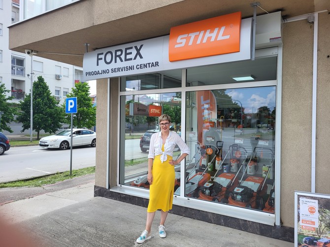 Milica Dikić je menadžerka prodaje u Forex prodajno-servisnom centru STIHL u Sremskoj Mitrovici