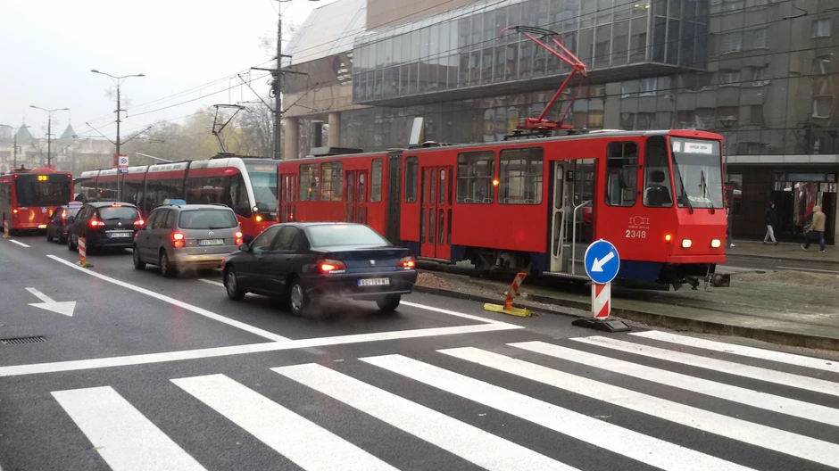 Novi pešački prelaz na Slaviji