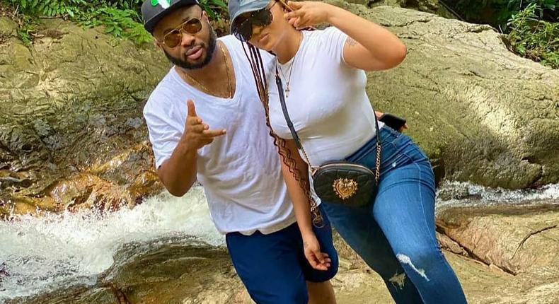 Olakunle Churchill and wife Rosy Meurer [Instagram/QueenOfGist]