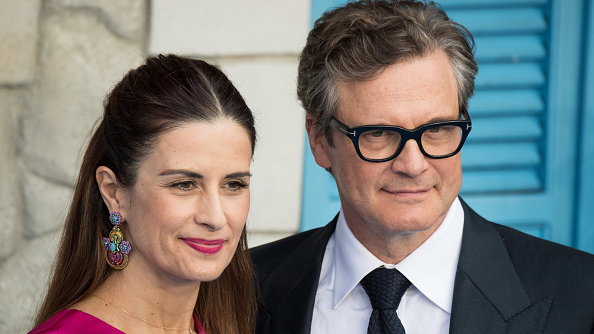 Colin Firth z żoną Livią Firth